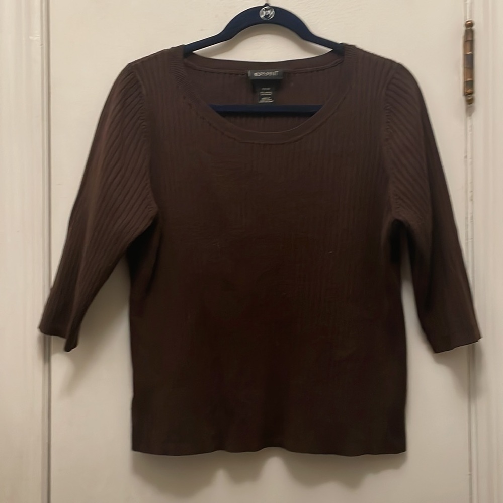 Chocolate Brown Lane Bryant Brown Sweater 14/16